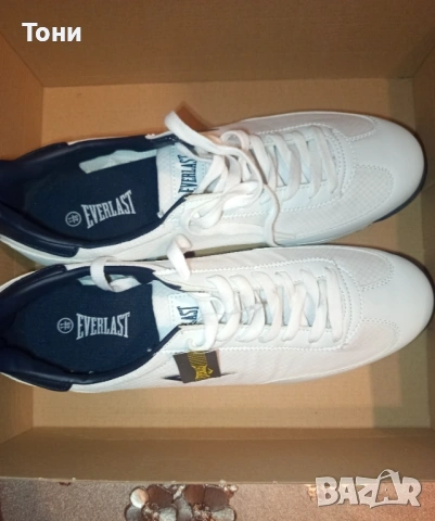 EVERLAST Оригинал Нови Маркови Мъжки Маратонки от Естествена Кожа и Текстил 46
