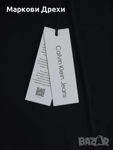 Calvin Klein Jeans Суичер с ЩАМПА на ГЪРБА - S M L XL XXL с Етикет, снимка 9 - Суичъри - 48733543