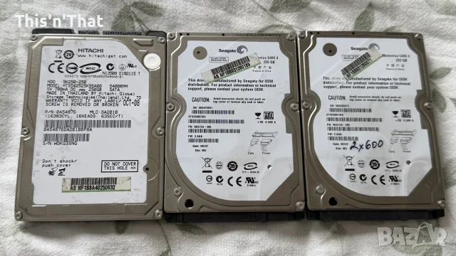Хард дискове 2,5 инча 320GB и 250 GB, снимка 2 - Твърди дискове - 56040826
