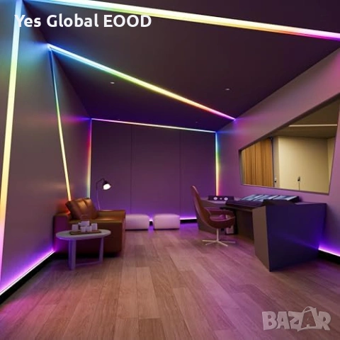 PAUTIX RGB IC COB LED лента 5м 24V, снимка 7 - Лед осветление - 53784307