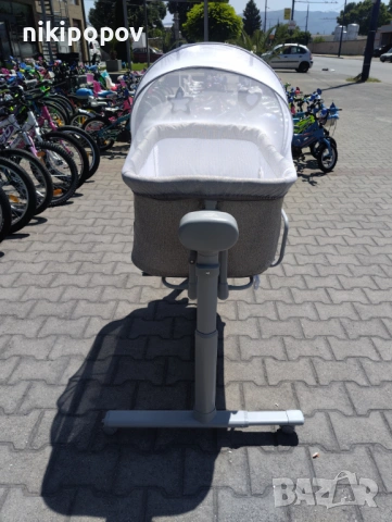 CANGAROO Легло люлка C`est la vie сив, снимка 11 - Детски люлки - 53569032