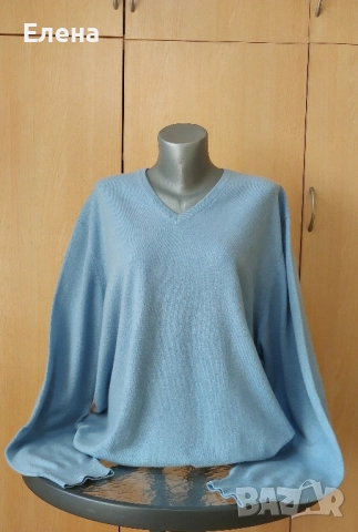мъжки пуловер.100% кашмир. Gran Sasso.Размер 2XL/ 3XL, снимка 8 - Пуловери - 52583395