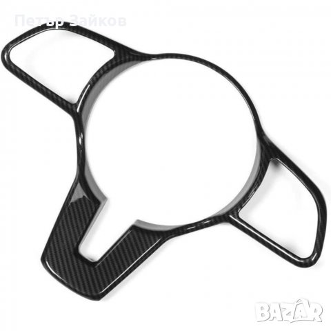 Dingln Въглеродни влакна в стил на волана с бутон на рамката на капака, подходящ за Mercedes-Benz B-, снимка 3 - Части - 38656358