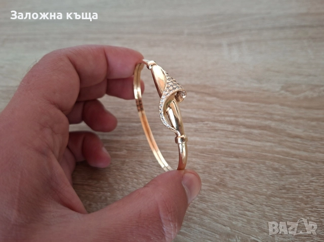 Дамска златна гривна - 12,30 гр. / 585 / 14К, снимка 2 - Гривни - 52631972