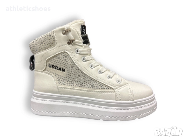 Дамски отоплени кецове в бяло-2035