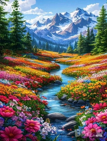 5D DIY комплекти за "диамантена" живопис, снимка 4 - Пъзели - 53409762