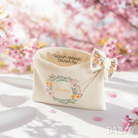 Подарък за 8 март персонализиран несесер с послание