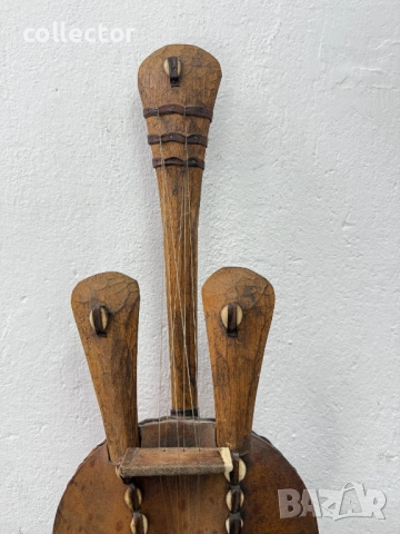 Западноафрикански струнен инструмент №7467, снимка 3 - Антикварни и старинни предмети - 51988775