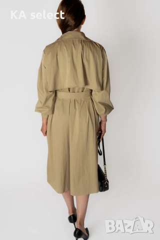 Класически тренч в пясъчен цвят – Grace, снимка 5 - Палта, манта - 51454092