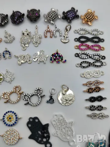 Дамска сребърна гривна със висулка Сърце, снимка 6 - Гривни - 48291114