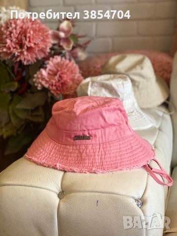 шапка JACQUEMUS Le Bob Artichaut bucket hat, снимка 3 - Шапки - 42684743