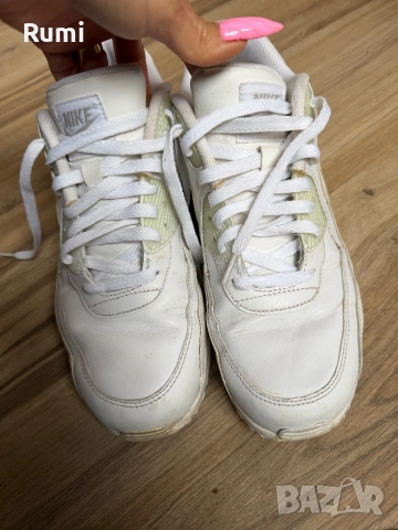 Оригинални мъжки маратонки NIKE AIR MAX 90 LEATHER, снимка 5 - Маратонки - 53571818