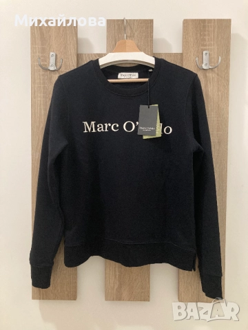 Суичър в тъмно синьо без качулка на Marc O'Polo, нов с етикет, снимка 4 - Суичъри - 51910572