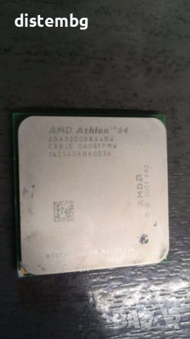 Процесор AMD Athlon 64 3200+ - ADA3200DAA4BW  s.939 , снимка 1 - Процесори - 42713601