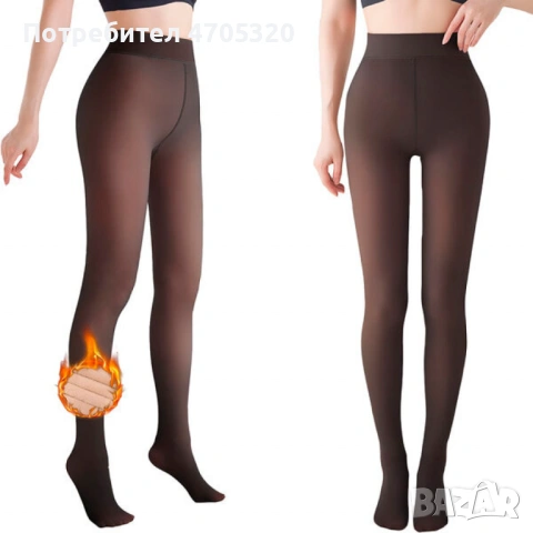 Термо чорапогащи с поларена подплата – Топлина и комфорт при -10°C, снимка 5 - Други - 53064164