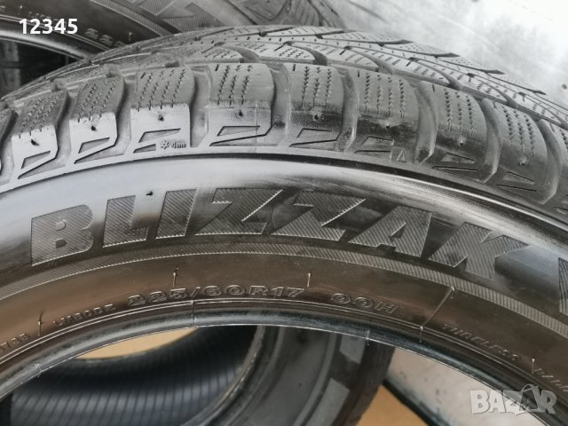 225/60R17 bridgestone-№160, снимка 12 - Гуми и джанти - 44339257