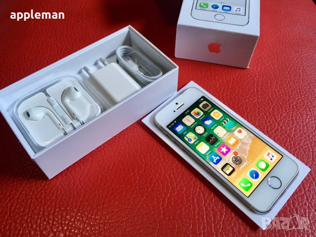 Apple iPhone 5S бял 16Gb Фабрично отключен Айфон телефон , снимка 1 - Apple iPhone - 38916326