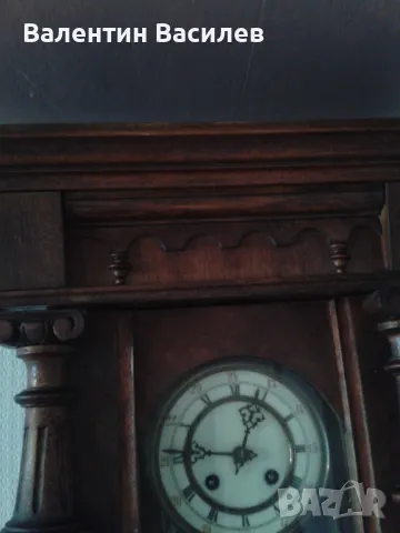 Стенен часовник , снимка 2 - Антикварни и старинни предмети - 48210449