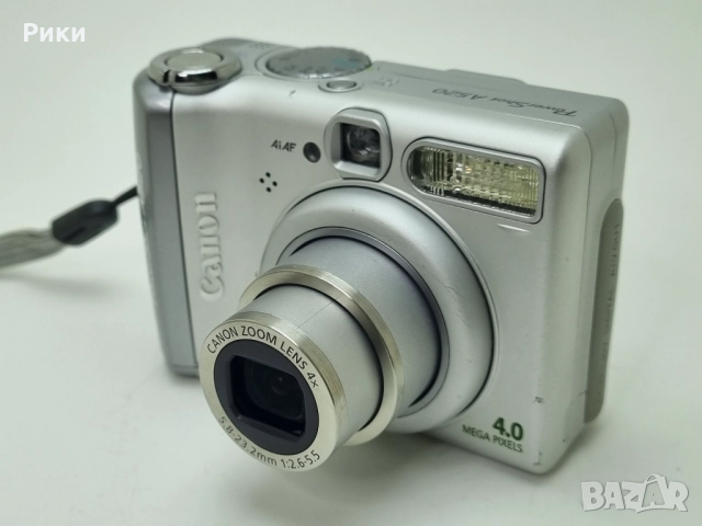 CANON PowerShot A 520 4MP Digital Camera 4xOptical Zoom , снимка 5 - Фотоапарати - 52742136