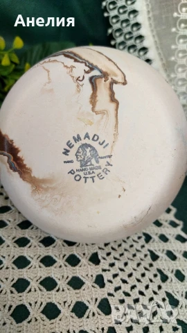 Ваза с история Nemadji, снимка 4 - Вази - 51396365