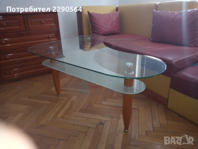 Стъклена холна маса, снимка 4 - Маси - 50598178