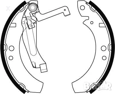 SIMER S144 Задни челюсти AUDI 50, 80 / VW Polo, Scirocco, Golf, Passat, Derby 1972-1988 OE 171609528