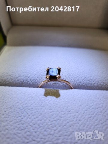 Уникален пръстен с натурален тъмно оранжев диамант 2 карата, снимка 3 - Пръстени - 41834797