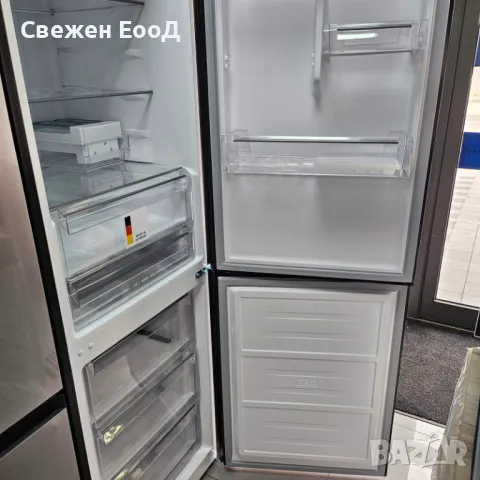 хладилник с фризер HANSEATIC - 185см.-черен, снимка 2 - Хладилници - 49928289