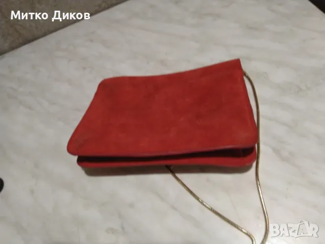 Маркова чанта Манго естествена кожа нова 200х155мм, снимка 4 - Чанти - 49548378