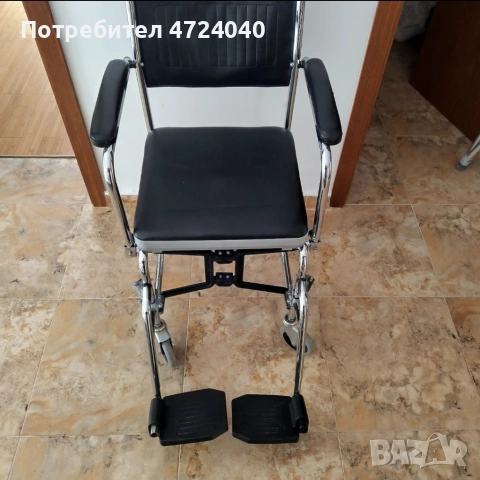 Комбиниран инвалиден тоалетен стол, снимка 2 - Инвалидни колички - 53288600