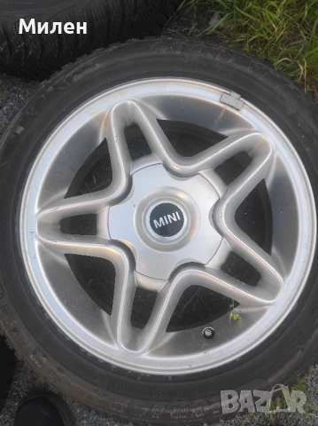 Оригинални алуминиеви джанти 6,5Jx16 за Mini с гуми 195/55/16, снимка 9 - Гуми и джанти - 50958487