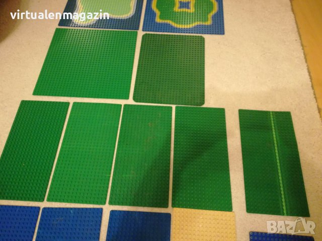 Lego - 16 Стари Лего базови плочи - Оригинални, снимка 3 - Колекции - 39225399