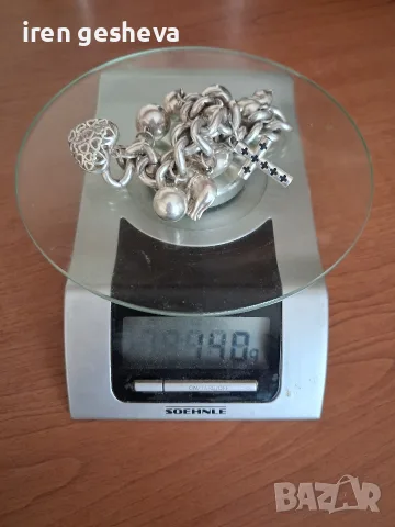сребърна гривна, снимка 4 - Гривни - 55929257