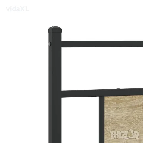 vidaXL Рамка за легло без матрак сонома дъб 80x200 см инженерно дърво, снимка 9 - Спални и легла - 56147486