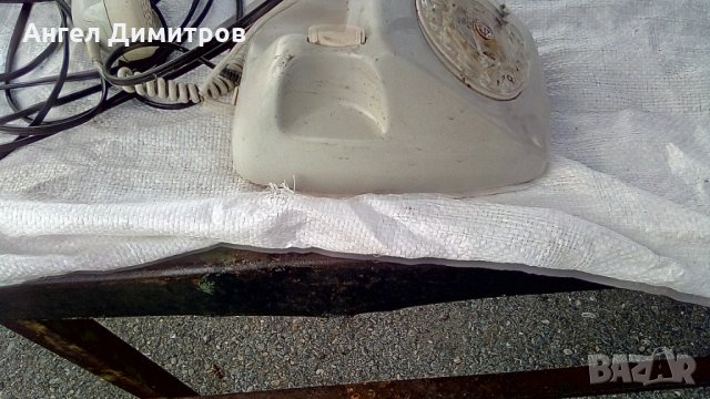 Телефон с шайба 1971 г, снимка 3 - Антикварни и старинни предмети - 34496423