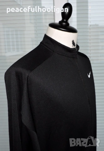 Nike Running -мъжка черна блуза с дълъг ръкав за спорт размер XL, снимка 4 - Спортни дрехи, екипи - 53393851