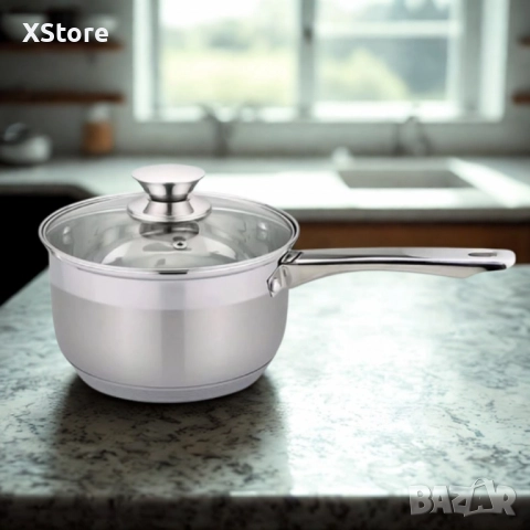 Касерола с капак Rosberg, 16 см, Неръждаема стомана, снимка 3 - Съдове за готвене - 52507447