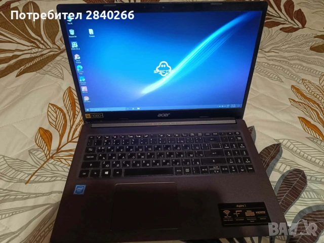 Acer лаптоп 2019 година., снимка 2 - Лаптопи за дома - 53135585