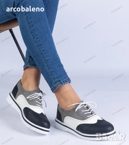 Дамски класически оксфордски обувки Toddi Oxford, 3цвята , снимка 6 - Дамски ежедневни обувки - 49021137