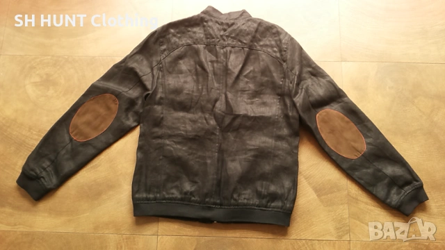 ZARA Mens Jacket размер XL мъжко яке 100% - лен 4-19, снимка 2 - Якета - 53297582