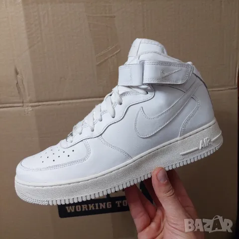 NIKE AIR FORCE 1 MID номер 43,5-44 оригинални маратонки , снимка 10 - Маратонки - 48286377