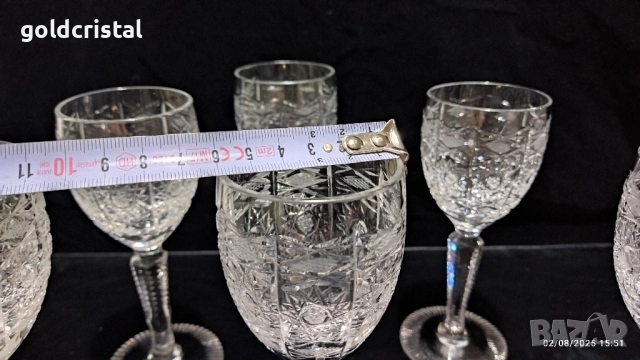 кристални чаши , снимка 4 - Други ценни предмети - 14142138