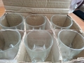 Ретро стъклени чаши за вода уиски 