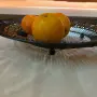 Бяла нежна покривка за маса с бродирани, снимка 3