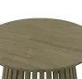 Кръгла градинска маса от акациева дървесина, снимка 3