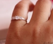 Нежен и елегантен сребърен пръстен - модел PLR033, снимка 2