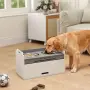 Купа за кучета PawHut, повдигната купа за храна с шкаф за съхранение, снимка 4
