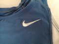 Nike FIT DRY оригинално дамско спортно бюстие в син и бял цвят р-р L, снимка 3