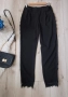Черен панталон с джобове и дантела ZARA , снимка 1