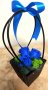 Кошничка със сапунени розички в различни разцветки и модели, снимка 1 - Изкуствени цветя - 44500210